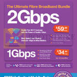 2Gbps 59.99, 1Gbps 34.99 Fibre Broadband Bundles