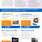 Newstead Lenovo Z51-70 Notebook, Dell Inspiron 23 7000 Desktop PC, Dell Venue 8 7000 Tablet, B50-30 AIO Desktop PC