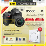 Digital Camera DSLR D5500, Free Air Purifier