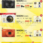 Digital Cameras, 1 J5, 1 AW1, 1 J4