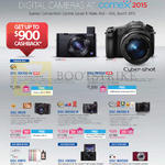 Sony Digital Cameras Cybershot DSC-RX100 IV, RX10 II, RX1R, RX100 III, RX100 II, KW11, HX90V, WX500