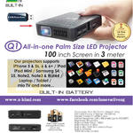 Q1 AIO Palm Size LED Projecter