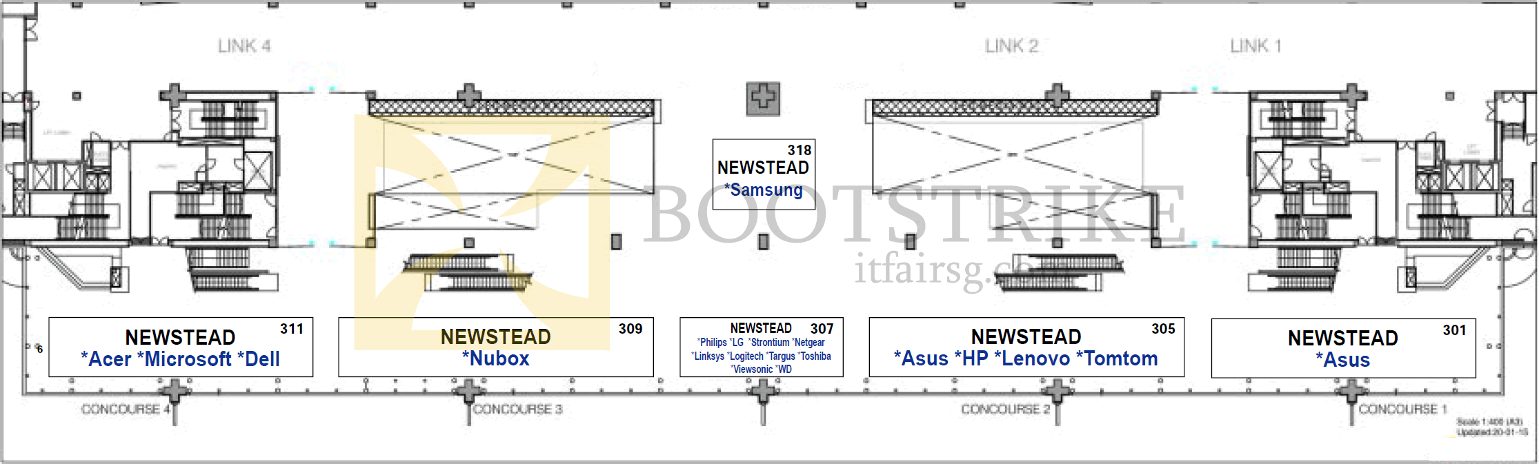 COMEX 2016 price list image brochure of Floor Plan Map Level 3, Suntec COMEX 2016