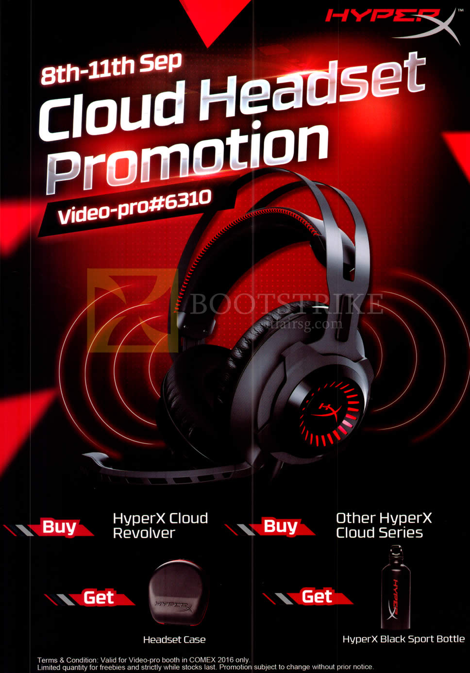 COMEX 2016 price list image brochure of Video-Pro HyperX Cloud Headset