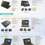 Notebooks Aspire V3-372, R5-471T, R3-131T, S1002, ES1-331, AO1-431, ES13, One Cloudbook