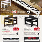 Casio Music Keyboards PX-160, 760, 780M, WK-240, CTK-6250