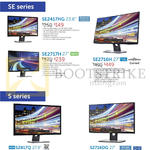 Dell Monitors SE2417HG, SE2717H, SE2716H, S2817Q, S2716DG