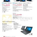 Dell Notebooks Inspiron 11 3000, 13 5000, 15 7000, Gaming Series