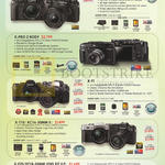 Fujifilm Digital Cameras X-T2, X-PRO 2, X-T1, X-T10, X-E2S