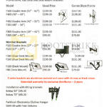 Inxus Solutions Gas Strut, Desk Mount Brackets, Tilting Brackets, Monitor, Clothes Hanger