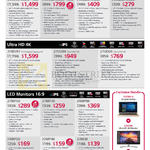 LG Notebooks, Monitors, 34UC98, 29UC88, 29UM68, 25UM58, 31MU97, 27UD88, 27UD68, 27MP58, 27MP38, 24MP88, 24MP58, 22MP48, 22M38