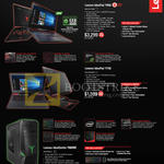 Notebooks IdeaPad Y900, Y700, Desktop PC Razer Y900RE