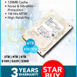 Memory World HGST NAS DeskStar 3TB, 4TB, 6TB