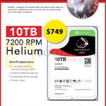 Seagate Ironwolf 10TB 7200RPM Helium