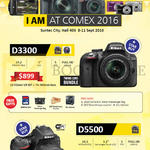 Nikon Digital Cameras DSLR D3300, D5500