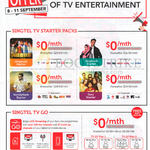 Singtel TV Starter Packs, TV Go, Jingxuan Starter, Inspirasi Starter, Kondattam Starter, Desi Starter, TV Go Plan 1, 2