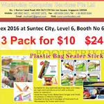 Worldwide Computer Plastic Bag Sealer Stick