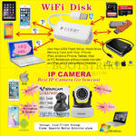 Worldwide Computer Wifi Disk, IP Camera