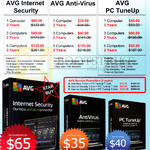 Zircom Networks AVG Internet Security, Anti-Virus, PC TuneUp, Bundle Promotions