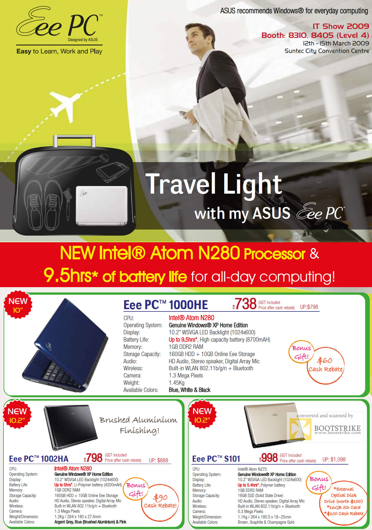 IT Show 2009 price list image brochure of ASUS EEE PC 2