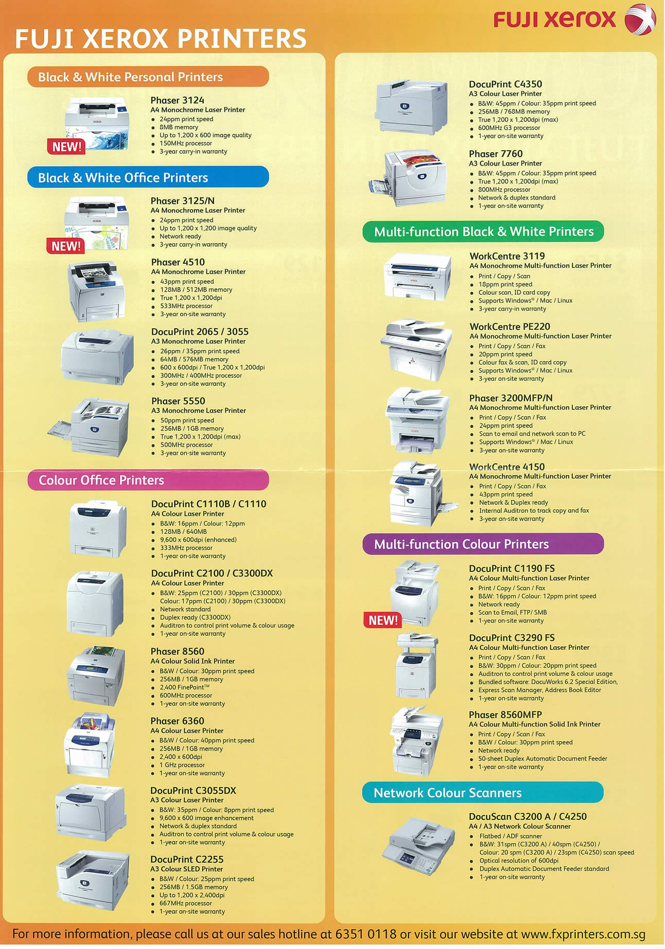 IT Show 2009 price list image brochure of Fuji Xerox Printers Tclong