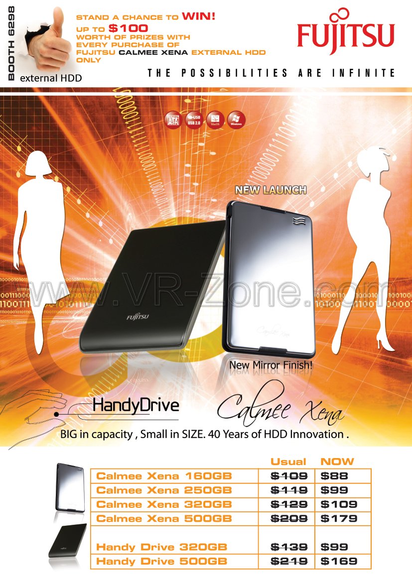 IT Show 2009 price list image brochure of Fujitsu VR-Zone