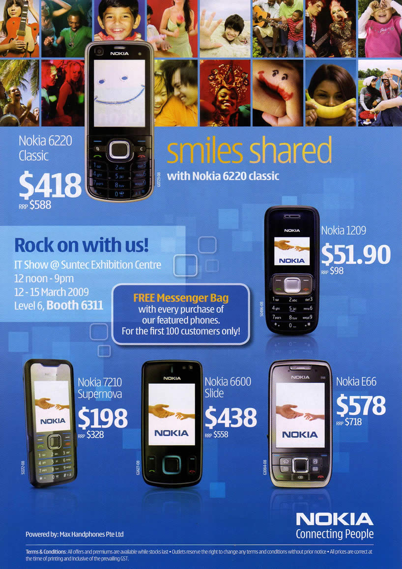 IT Show 2009 price list image brochure of Nokia 2 (coldfreeze)