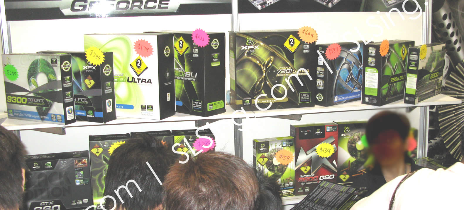 IT Show 2009 price list image brochure of Xfx Geforce (vr-zone Booest)