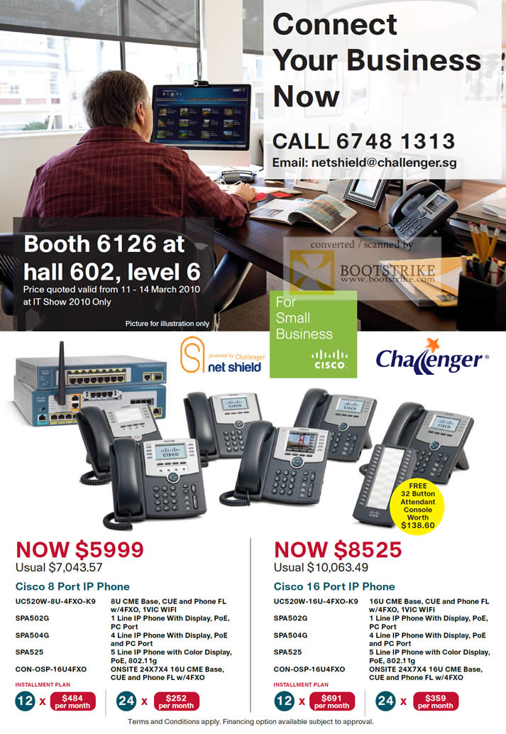 IT Show 2010 price list image brochure of Cisco IP Phones 8 Port 16 Ports