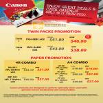 Twin Packs Ink Cartridge Promotion Paper 4R A4