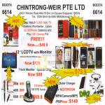 Chintrong Weir Internet Radio LCD TV Monitor Wireless Skype Phone Solar Charger IPhone Casing