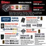 Systems Enermax Revolution Power Supply Andyson Vanguard G530w F500m F600m F550m F650w 880 1080