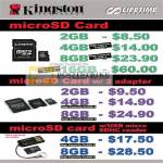 Systems Kingston MicroSD Memory Cards Card Reader