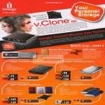 V Clone IConnect Wireless Data Station External Storage Drive Select Portable Prestige EGo Desktop