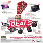 Singtel Singnet Apple Macbook Acer Aspire 4820T Sony Ericsson Vivaz Nokia N97 Samsung Galaxy Acer Liquid Phones