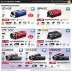 Handycam Video Camcorder SX43E SR68E CX150E XR150E CX350E CX550E XR550E