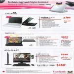 Notebooks ViewBook VNB120 NetBook VNB107 All In One PC AIO VPC100