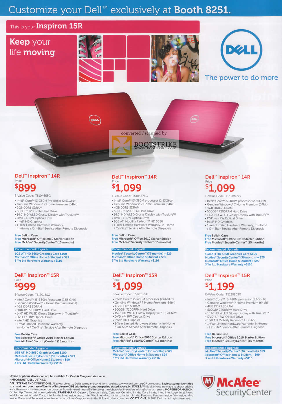 IT Show 2011 price list image brochure of Dell Notebooks Inspiron 14R 15R