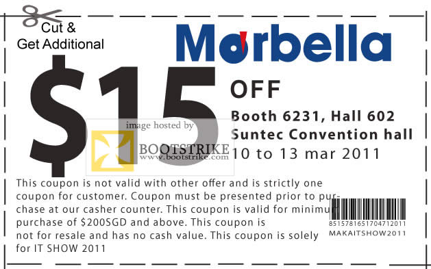 IT Show 2011 price list image brochure of Maka Marbella GPS Navigation System 15 Dollar Voucher