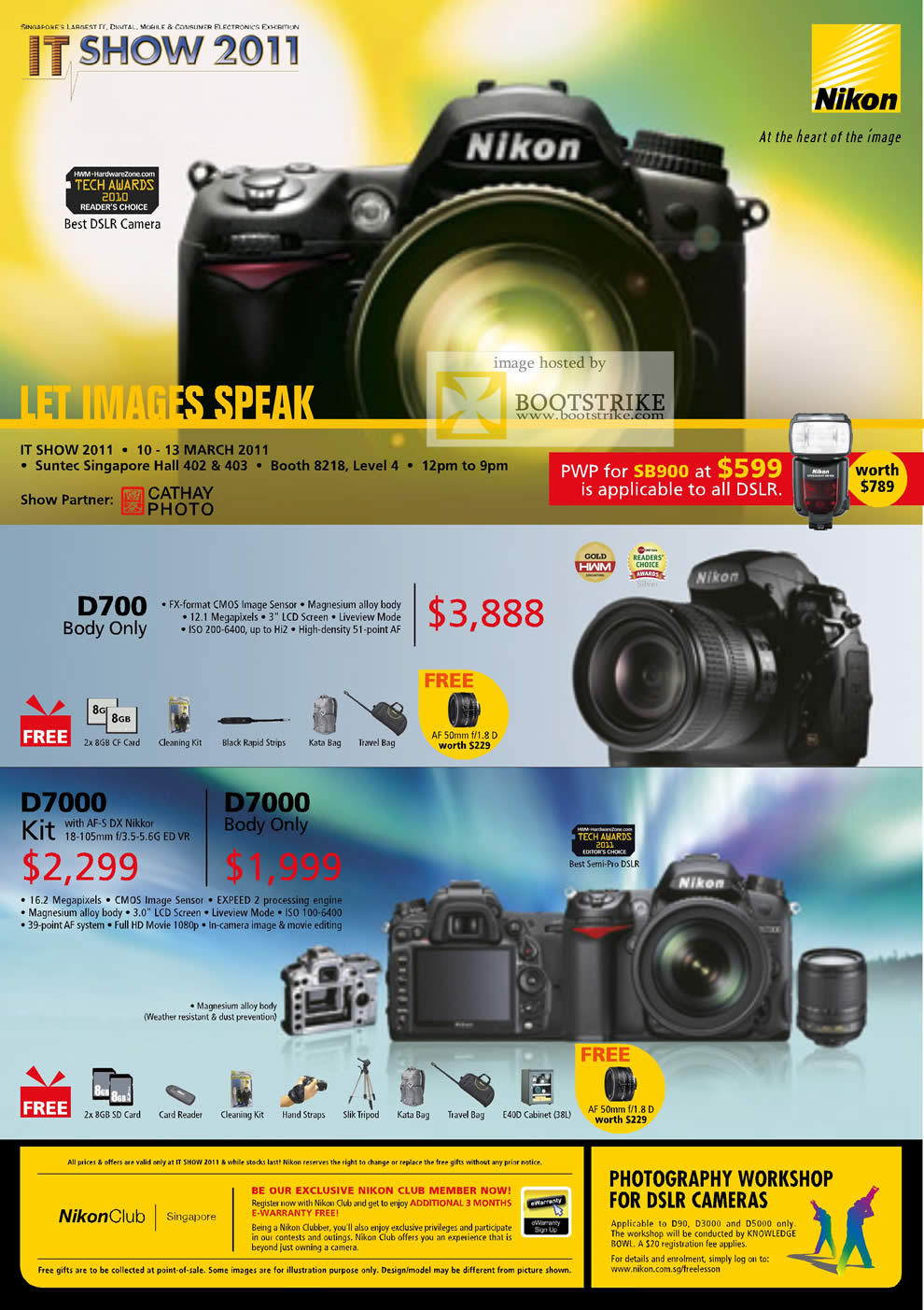 IT Show 2011 price list image brochure of Nikon Digital Cameras DSLR D700 D7000 Body