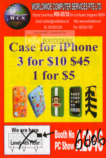 IT Show 2011 price list image brochure of Worldwide Computer IPhone Case