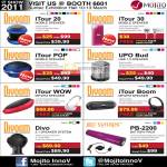 ITour Mobile Speaker 20 30 POP UPO Bud WOW Boom Divo Synaps PB-2200 Battery