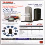 Toshiba Dynadock Universal Docking Station U V