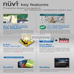 GPS Nuvi Key Features ERP Real View Lane Guidance TMC WebMap RichPOI