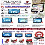 Palladine LED LCD TV PLE2600T PLE2400L PLE2200L PLE1930L EPT2451MT EPT3210GM EPT2652M Blu Ray Wall Mount