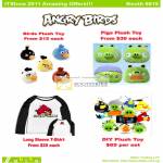 Abiko Angry Birds Plush Toys Pigs Long Sleeve T-Shirt DIY