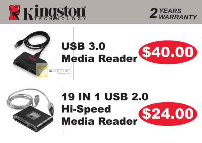 IT SHOW 2012 price list image brochure of Convergent Kingston USB3 Media Reader, 19 In 1 Card Media Reader