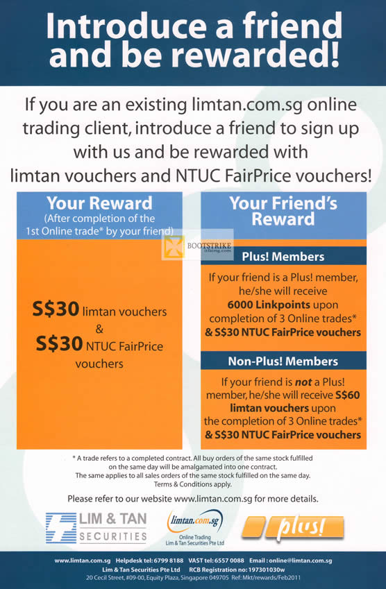 IT SHOW 2012 price list image brochure of Lim & Tan Securities Trading, NTUC Plus