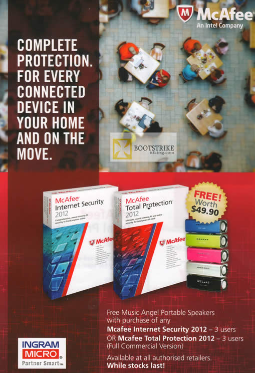 IT SHOW 2012 price list image brochure of Mcafee Free Music Angel Portable Speakers