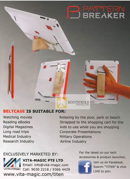 IT SHOW 2012 price list image brochure of Vita Pattern Breaker Beltcase